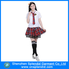 Shenzhen Ropa Venta al por mayor Elegante Sexy Japanese School Girl Uniforme